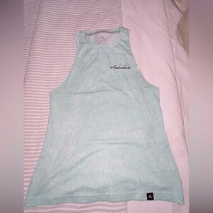 ADIDAS: Green Tie Dye Tank - Size S